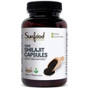 Sunfood Superfoods Shilajit kapsule - Pure Shilajit Resin za ženske in moške, starodavni himalajski ekstrakt s fulvično kislino, minerali, tablete v prahu Shilajit - 90 kapsul