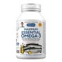 ANDREW LESSMAN Maxim Essential Omega-3 Orange - 60 Softgels - Ultra-Pure, Omega-3 Oils. Visoka DHA, brez želodčne vstaje, brez onesnaževalcev, brez živega srebra. Majhen, enostaven za požiranje softgels
