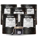 Better Alt Pure Himalajan Shilajit Resin Pack 5 Visoka moč zlata stopnje 375 Služabniki za povečanje energije in imunske podpore, 85+ Trace Minerals, 75%+ Fulvic Acid, z Lab test Report, 400 mg