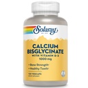 Solaray kalcijev biglicinat 1000mg z vitaminom D-3, kelirani kalcij dodatek za moč kosti in zdravo podporo zob, izboljšana absorpcija in enostavno za prebavo, 30 Servisi, 120 VegCaps
