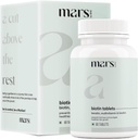 mars by GHC Beard Biotin, spodbuja močnejšo in debelejšo rast brade, napaja z vitaminom A, vitaminom E, vitaminom B7, keratin in aminokisline 