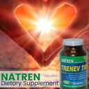 Bioterapija Natren Trenev Trio Probiotična kapsula - Tri v enem Dairy-free dietary dodatek - za zdravo črevesno floro, pomoč Prebava in Absorpcija - 30 Kapsule Vsaka s 30 milijard CFU
