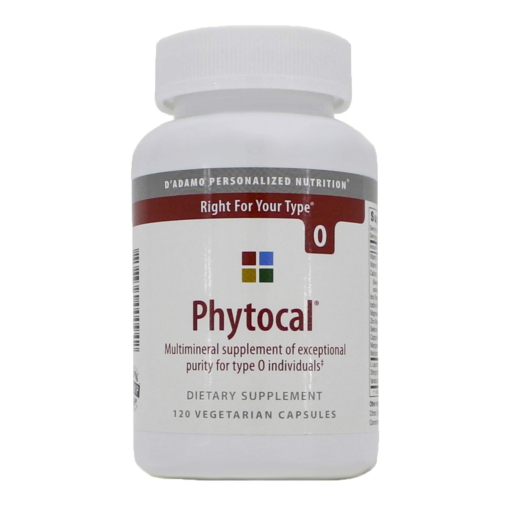 Phytocal Mineral Formula (tip O) 120 kapsul - 2 pakiranji