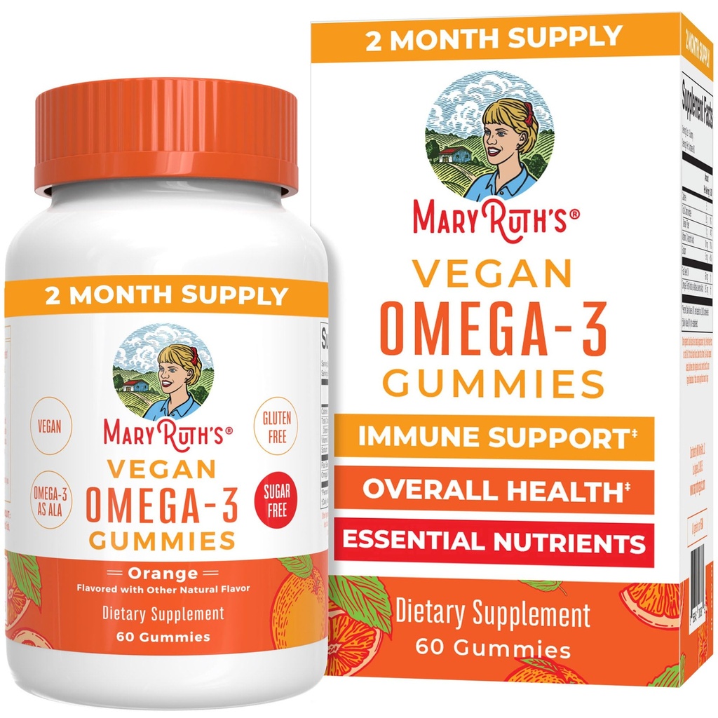 MaryRuth Organics Vegan Omega 3 Gumies za odrasle 