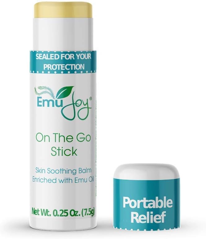 Emu veselje na Go Anti Srbečica krema - Burn Cream, Bug Bite Srbečica Pomoč Prva pomoč Stick za Scratches, Stings, Burns, iz Mosquito, Bed Bugs, Bee Sting Relief (1pk)