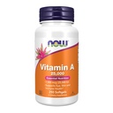 NOW Food Supplements, Vitamin A (ribje jetrno olje) 25.000 IU, Essential Nutrition, 250 Softgels