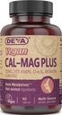 DEVA Vegan kalcijev magnezij dodatek, Plus cink, vitamini C, D & K, Boron, 90 tablet