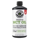 100% Coconut MCT Oil Liquid - MCT Oil C8 C10 za trajno mentalno energijo in fokusno podporo Super za smoothies Solate Coffee & More - Palm Free Vegan Keto & Paleo prijazno 60+ Servings (32 Fl Oz)