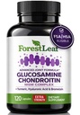 Glukozamin Chondroitin MSM Complex Supplement - Trojna moč 1200mg Skupna podpora dodatek za ženske in moške s kurkuma, hialuronska kislina in bromelain za prilagodljivost mišic - 120 Caps