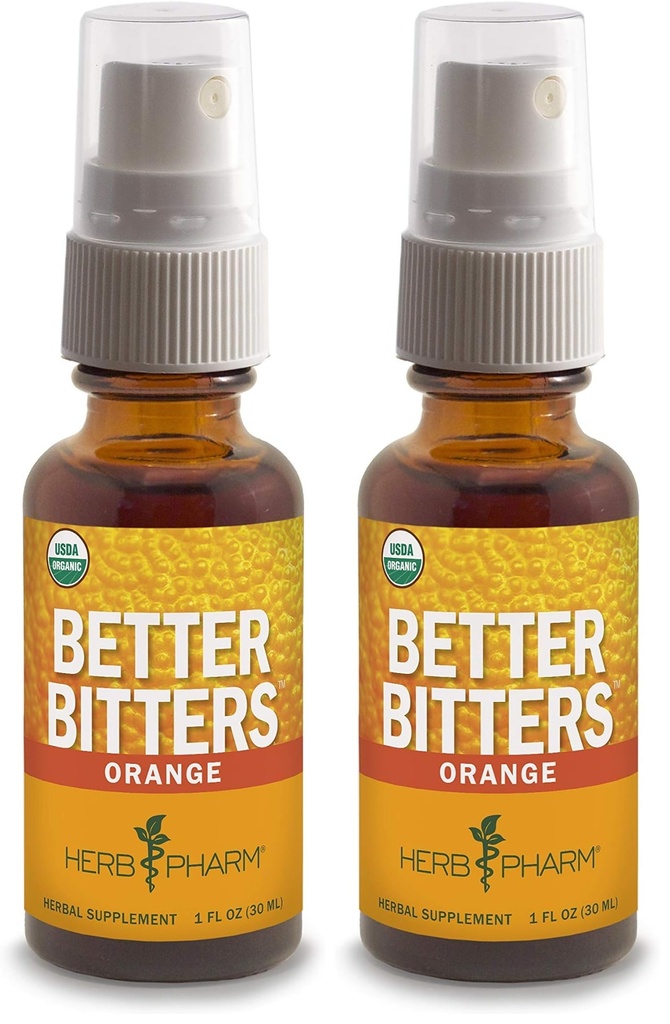 Herb Pharm boljši Bitters Certified Organic Digestive Bitters, Orange, 1 Ounce (Pack z 2)