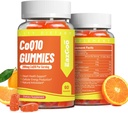 CoQ10 Gummies 200mg, Veganski dodatek za proizvodnjo energije, ne-GMO, Gluten brezplačno (120 Gummies)