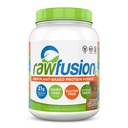 Rawfusion- Vegan Protein Powder, naravna čokolada - 30 Serving, 21 g beljakovin na osnovi rastlin, nizko neto ogljikovih hidratov, ne-male, gluten/laktoza, soja, košir, ne-GMO, 2 funtov