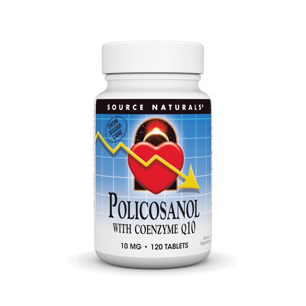 Vir Naturals Policosanol s koencimom Q10, 10 Mg - 120 tablet