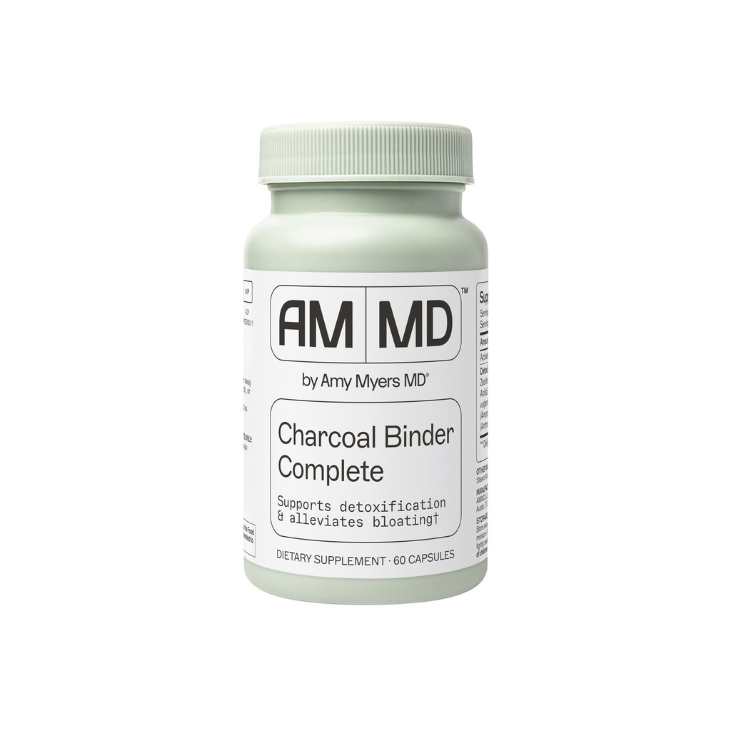 Kokosove Charcoal kapsule iz Myers Way Protocol - Naravna aktivirana Charcoal, plin Reliever in podpora za vplive Mold/toksinov - prehranska dopolnila 60 Kapsule, 30 Serving - Dr. Amy Myers