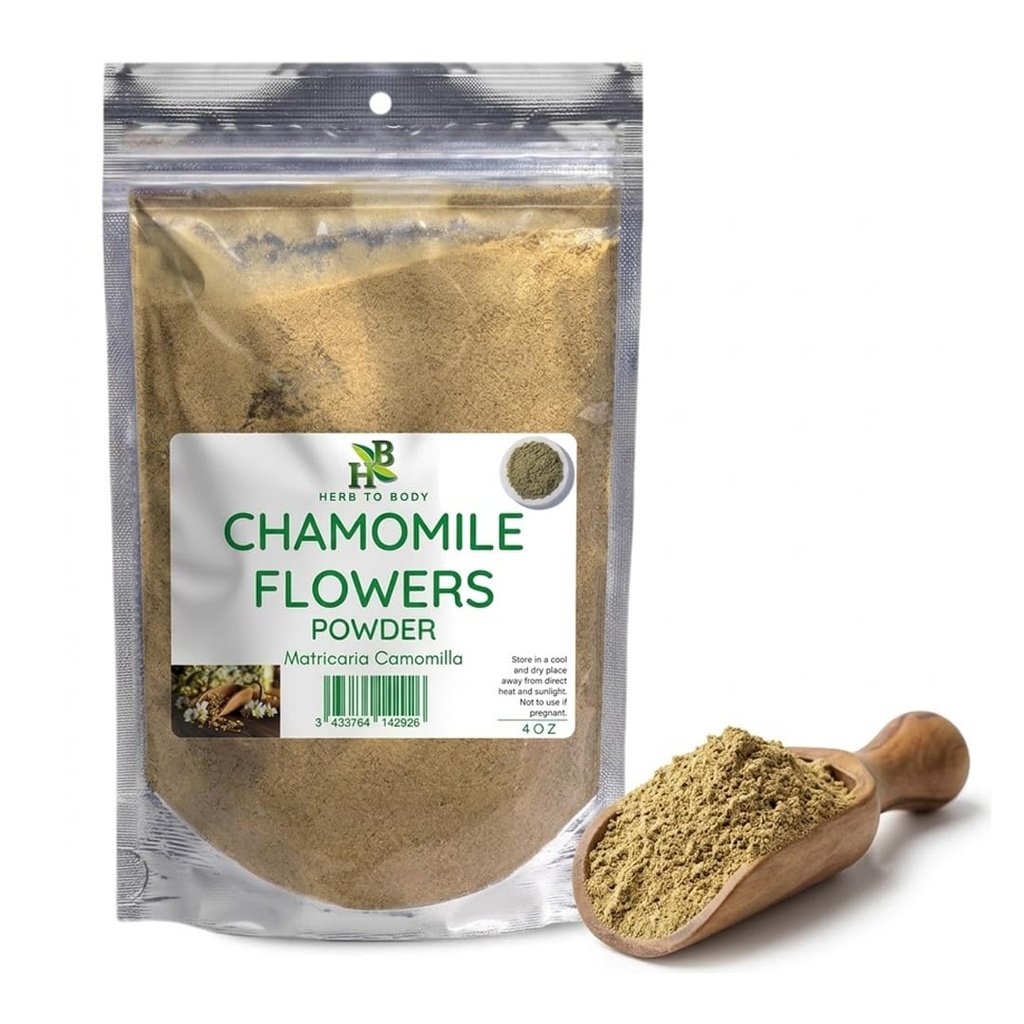 Zelišče za telo posušen kamilice cvetje v prahu – 4oz, Wildcrafted Matricaria Camomilla prašek za kamilični čaj, zeliščni čaj, Sestavina za peko, Infuzije in DIY stvaritve