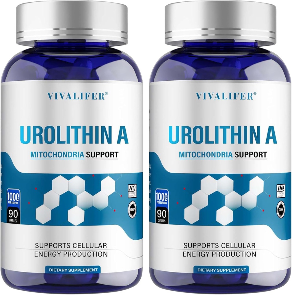 Urolitin A dodatek 1000 mg, 180 Softgels Močna zaščita antioksidant, Spodbujanje zdravo staranje in mitohondrijsko zdravje in popravilo celic podporo za moške in ženske