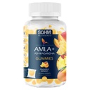 SOHM Amla in Ashwagandha Gummies, individualno zaviti, podpira zdravo imuno zdravje, zmanjšanje okužb - Ashwagandha Gummies za ženske in moške vegetarijanci (Pineapple, Mango)