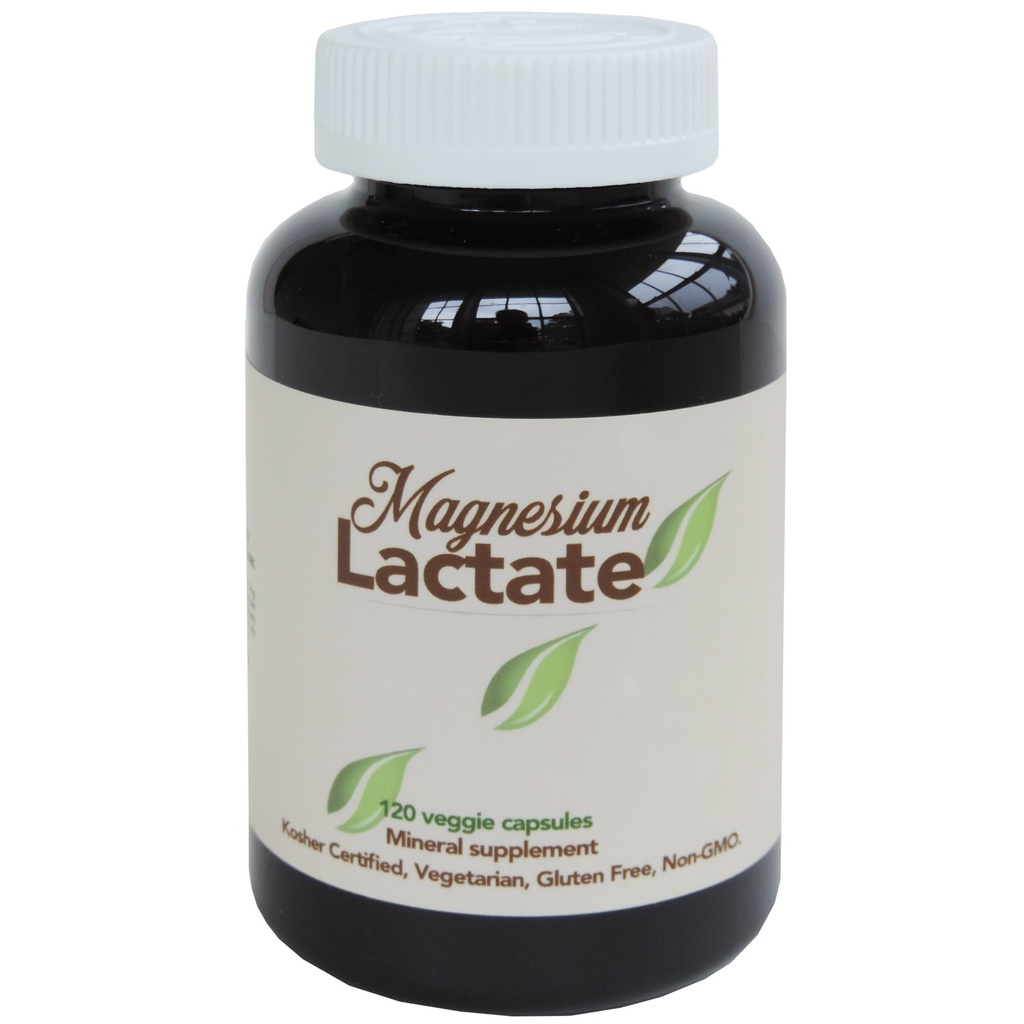 Magnezijev laktat 500 mg na servacijo, 120 Enostavne za pogoltnitev majhnih vegetarijanskih kapsul. Brez glutena. Zelo biorazgradljiva formulacija. Velika absorpcija. Narejena v ZDA.