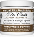 Dr. Cole’s Herbal Sitz Bath Soak – Ekološka rastlinska kopel Soli za udobje in sprostitev – nežna, naravna formula – (bela)