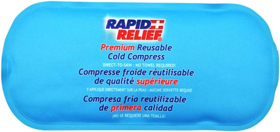 Hitro lajšanje gel hladno stiskanje - mehko tkanine hladno pakiranje za poškodbe, Prva pomoč, Sprains, glavoboli, bolečine in lajšanje bolečine 5” x 11”