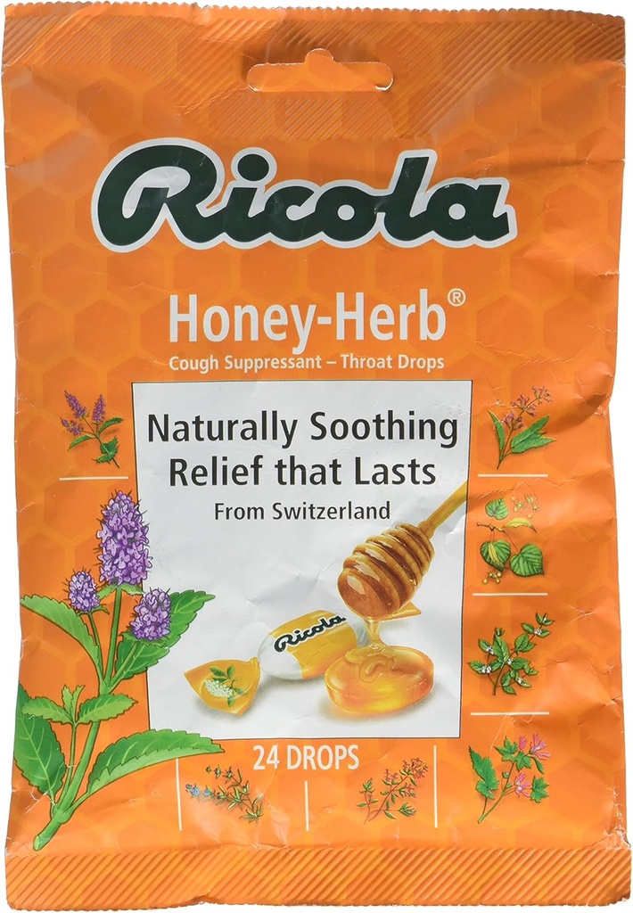 Ricola naravni medeni zelišče 24 kapljic