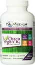AZZUTORK NuMedica Osteo Vegan Rx 180 Zelenjavne kapsule