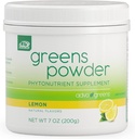 AdvoCare Greens Powder Phytonutrient dodatek - Podpira digestivno zdravje z antioksidanti, prebiotiki in probiotiki* - Vključuje Broccoli Powder, Korenček Powder & več - Lemon, 7 oz