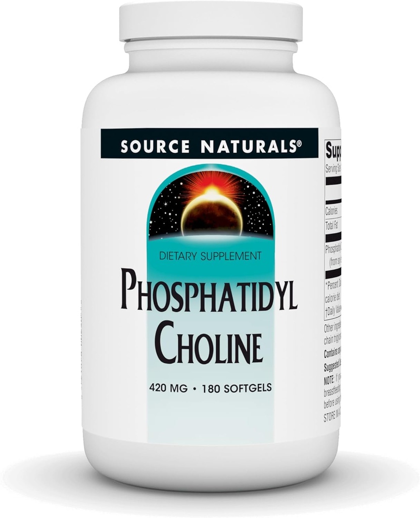 Vir Naturals Fosfatidil Choline, v Lecithin 420 mg Prehranska dopolnila - 180 Softgels