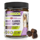 Dog urinarni trakt Infekcijsko zdravljenje, Bladder & Ledvična podpora za pse, Močan hišni nega, Naravne mehke žvečenje z brusnice & glukozamin, Izdelano v ZDA, Chicken Flavor, 90 Count, 1 pakiranje