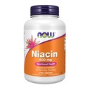 NOW Foods Supplements, Niacin (vitamin B-3) 500 mg, Trajno sproščanje, Prehransko zdravje, 250 tablet