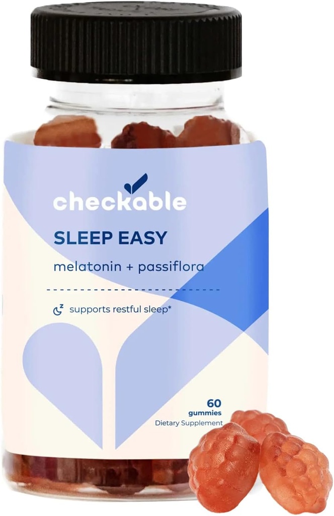 Checkable® Melatonin Gummy - 60 Count - Melatonin, Passiflora in vitamin B6