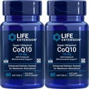Life Extension Super Ubikinol CoQ10 z izboljšano podporo za mitohondrije 100 mg, 60 mehkih gelov (paket z 2)