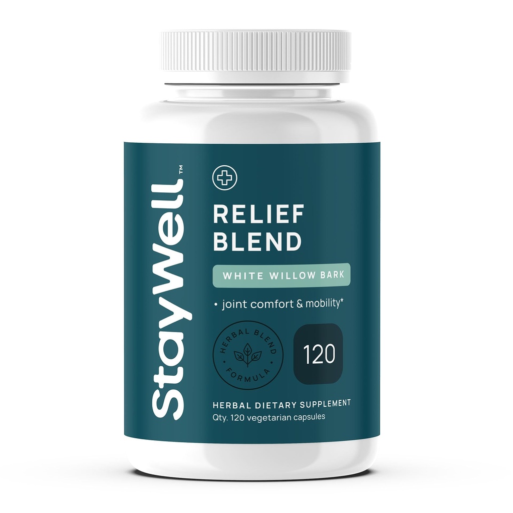 Pain Relief- White Willow Bark Extract, Hudičev krempelj, Kurkurja, Boswellia, Bromelain in Ginger Premium Extract Mešanica- 120ct