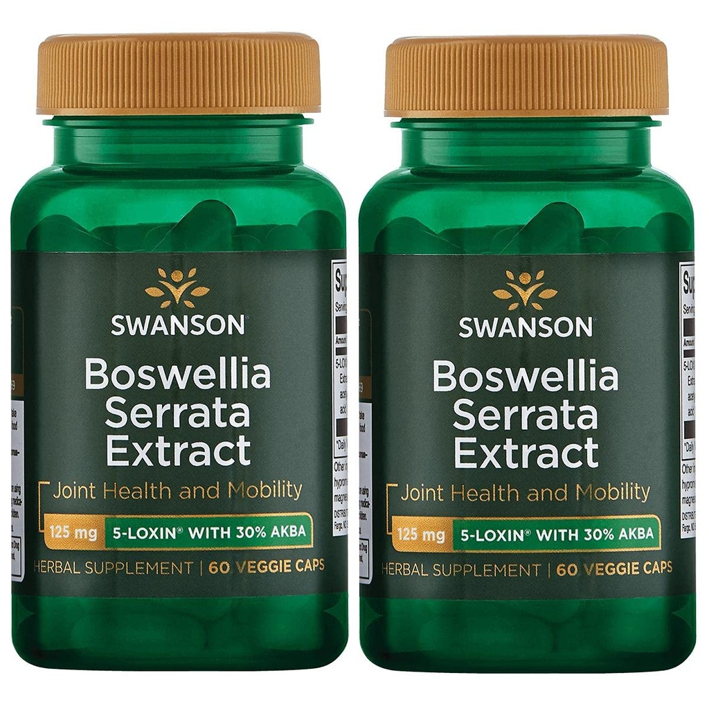 Swanson Boswellia Serrata Extract 125 mg 60 Veg Caps (2 pakiranji)