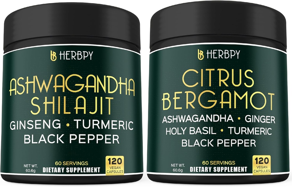 Bundle 5in1 Ashwagandha Shilajit & 6in1 Citrus Bergamot dodatki
