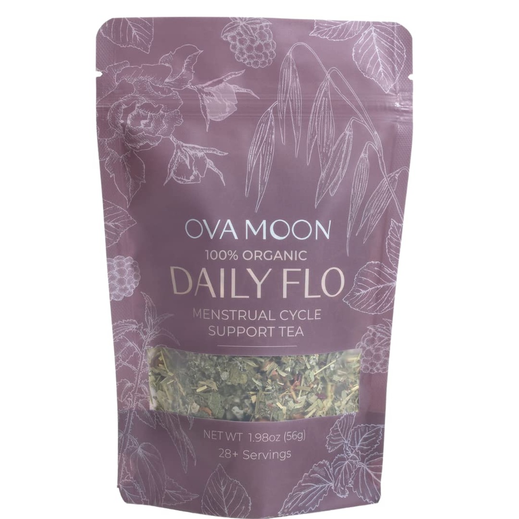 Ova Moon PMS Tea: naravno obdobje Relief od Cramps, Bloating, in Menstrual Pain 