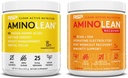 RSP NUTRITION Vegan AminoLean Pre Workout Energy (Pineapple Coconut 25 Servings) z AminoLean Recovery Post Workout Boost (Krvava pomaranča 30 Servings)