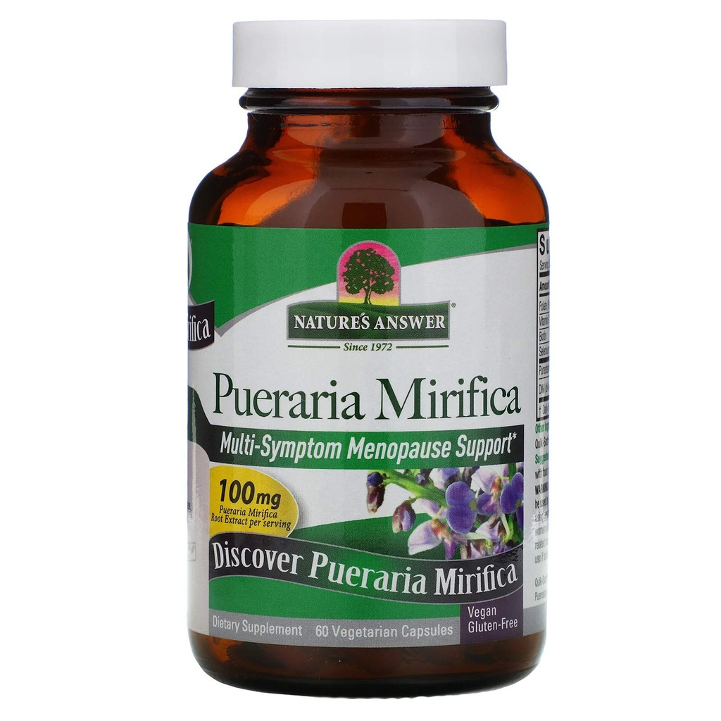 Pueraria Mirifica Vegetarijanske kapsule, 60-Count