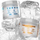 TUDCA+ 1000mg Bile Sol dodatek za podporo jeter + Turkesterone & Tongkat Ali 1000mg povečanje Stamina (60 kapsul)