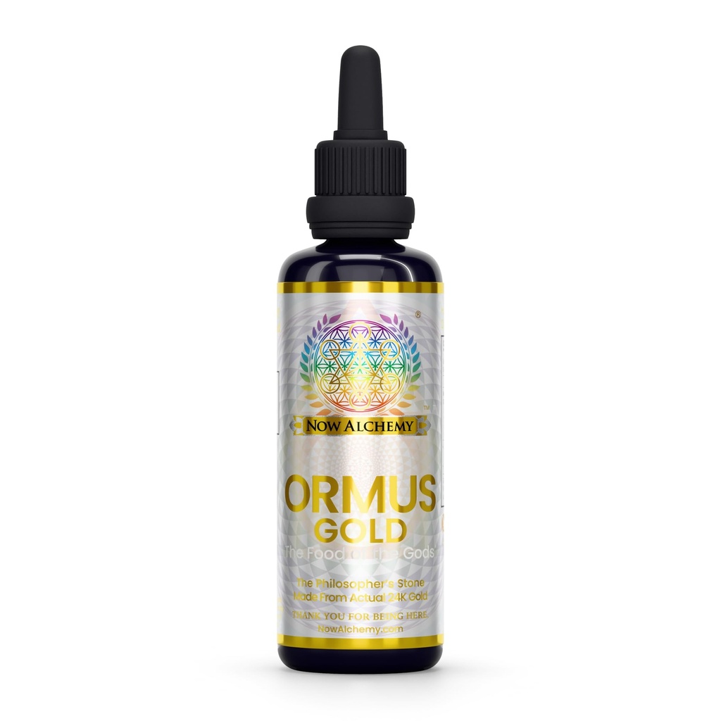24K ORMUS zlato - od Pionirjev ORMUS. Ocean Plasma Minerals z Actual 24K Monoatomic Gold. Sveto obdarjeno z Reverence.