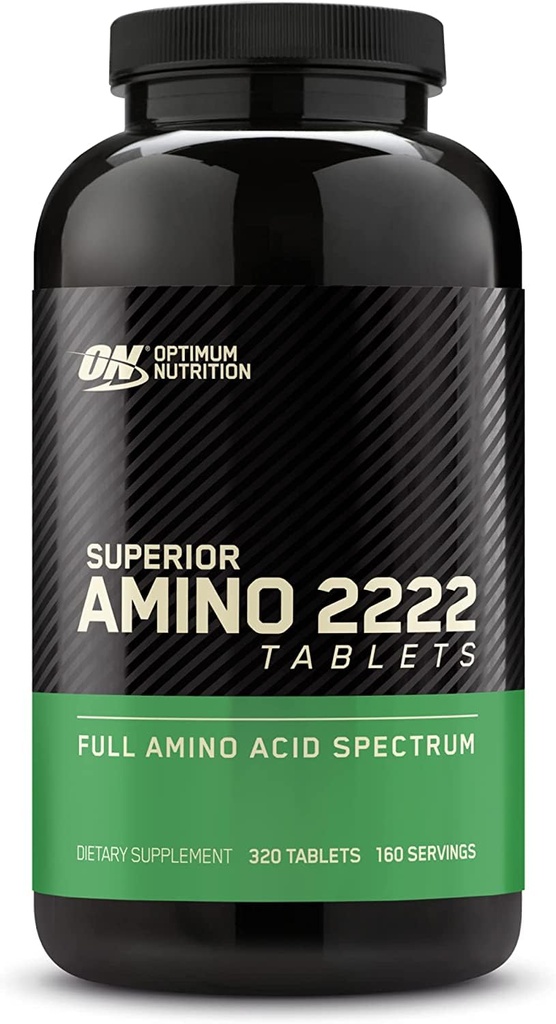 Optimum Nutrition Superior Amino 2222 Tablete, popolne esencialne aminokisline, EAA, 320