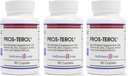 Pros-TEROL (3 steklenice), Prostata Relief z 900 mg Rastlinski steroli z bučnim semenom, Stinging Nettle Root, Ginger Root, Licorice Root Extracts 90 Kapleti