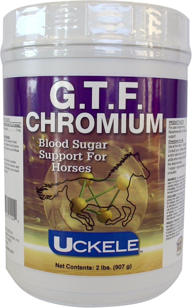 Uckele G.T.F. Chromium Horse Supplement - Equine Vitamin & Mineral Supplement - 2 funt (lb)