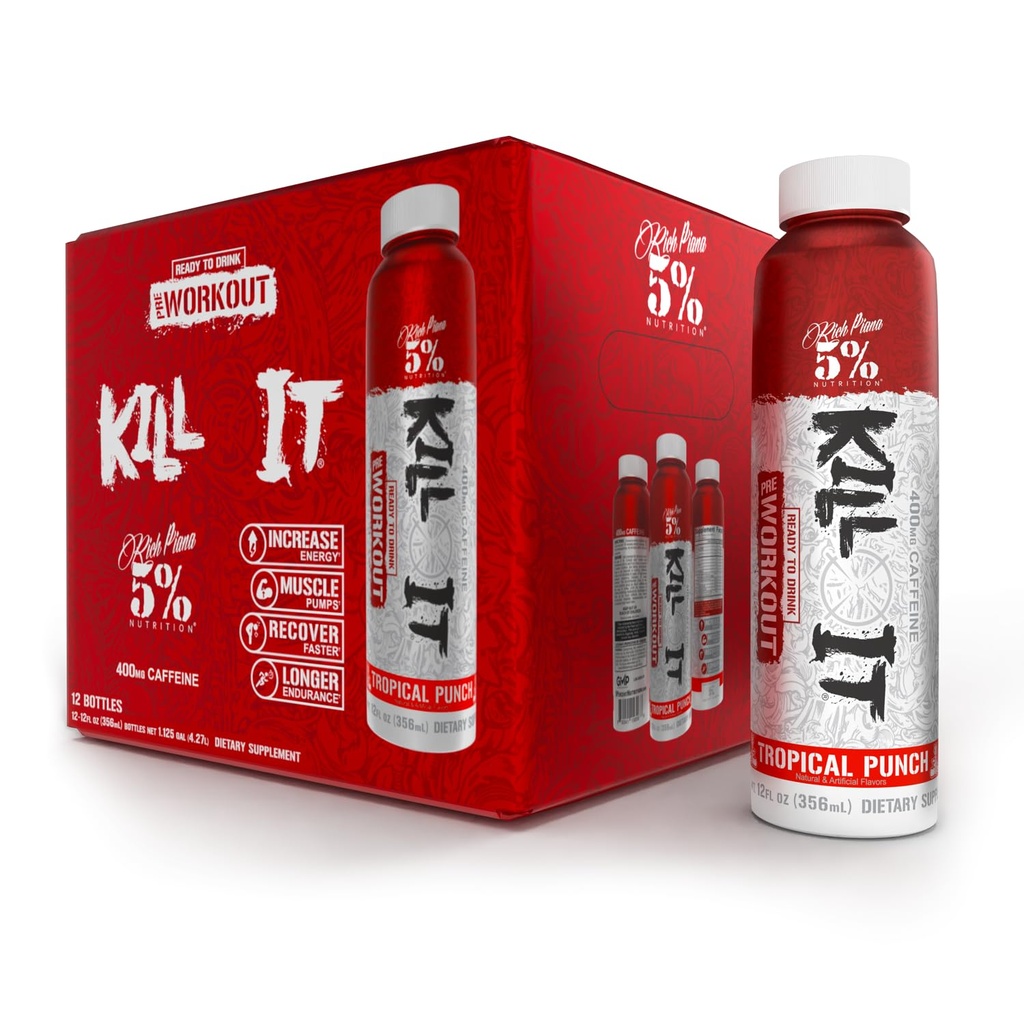 5% Nutrition Kill it Ready-to-Pink High Stim Pre Workout 