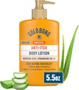 Gold Bond Medicated Anti-Itch Body Lotion 5.5 oz, steroidov brezplačno, hitro deluje srbečica olajšave