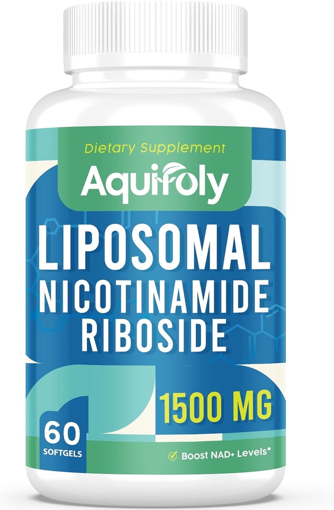 Liposomski nikotinamid ribozidni dodatek 2000 mg s TMG in Pterostilben za maksimalno absorpcijo, Superior do NAD, povečanje NAD+, celično energijo, in starostno obrambo, 60 Softgels