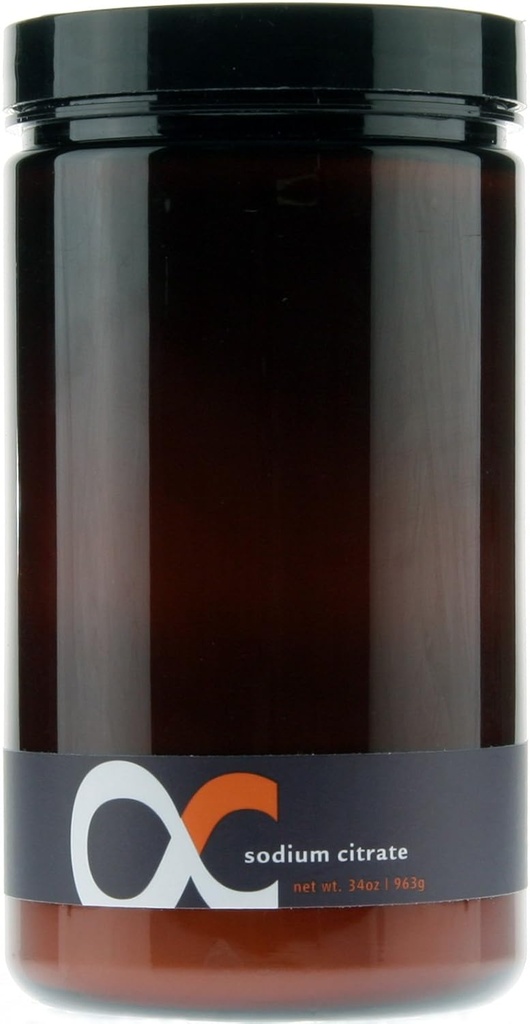 4Mularna čista natrijeva citrata v Amber Jar 34 oz