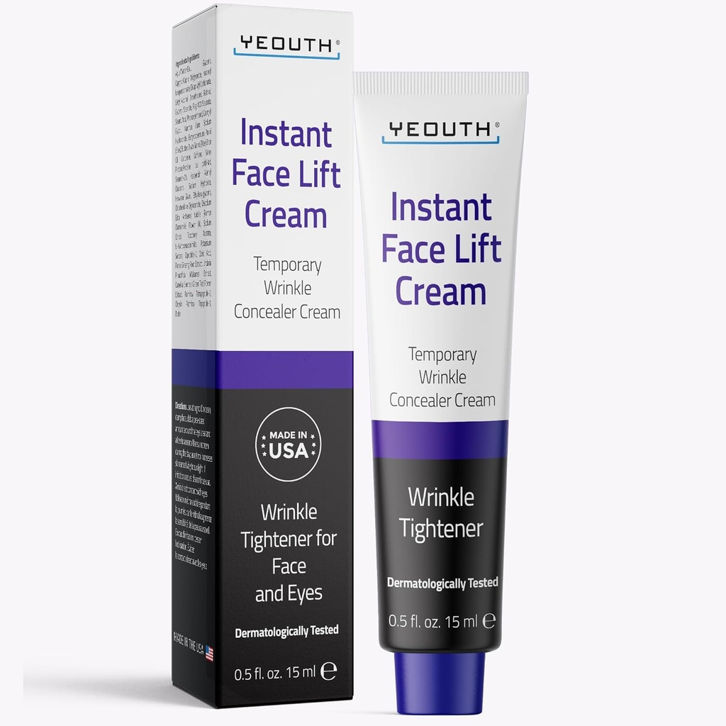 YEOUTH Instant Lift Cream, Začasna Skin Teggening pod oko krema za ženske, Pritisk in dvigovanje Skrivanje 15ml