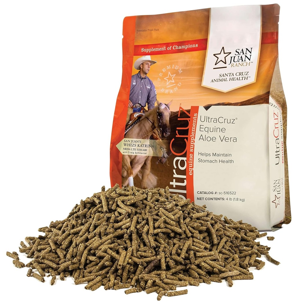 UltraCruz - sc-516522 Equine Aloe Vera Dopolnilo za konje, 4 lb, Pellet (64 dnevna dobava)