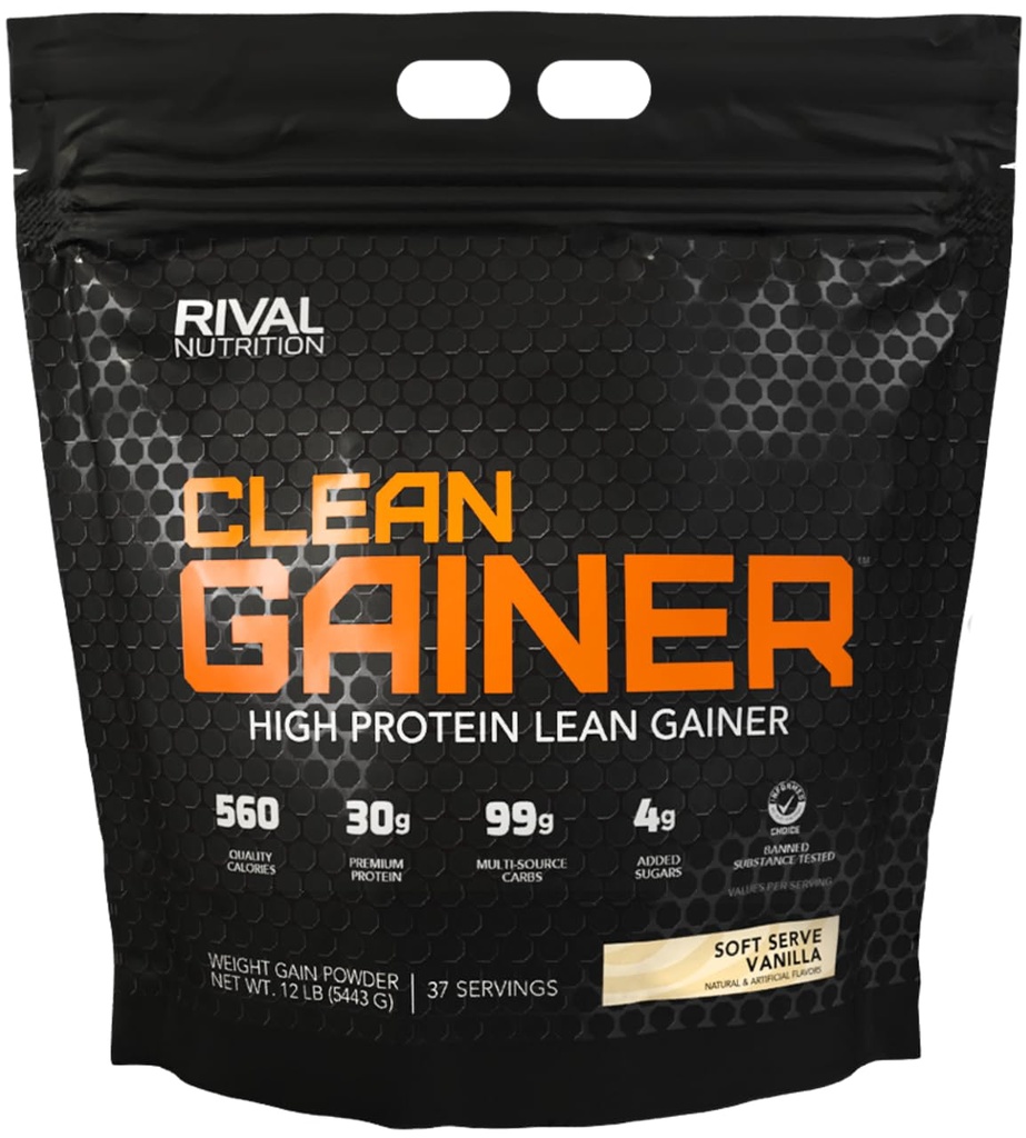 RIVAL HRANILA Čisti gainer - Soft Serve Vanilla 12lb